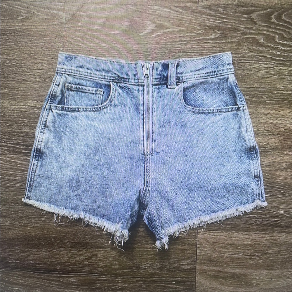 Denim High-Waisted Women's Shorts